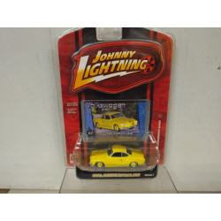 VOLKSWAGEN KARMANN GHIA 1964 YELLOW 1:64 JOHNNY LIGHTNING