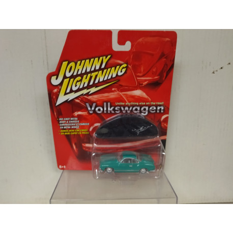 VOLKSWAGEN KARMANN GHIA 1966 GREEN 1:64 JOHNNY LIGHTNING