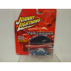 VOLKSWAGEN KARMANN GHIA 1965 BLUE/WHITE 1:64 JOHNNY LIGHTNING