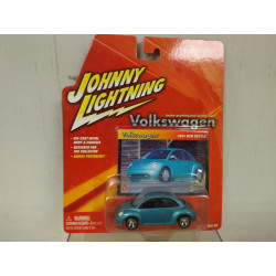 VOLKSWAGEN NEW BEETLE 2001 BLUE 1:64 JOHNNY LIGHTNING