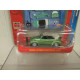 VOLKSWAGEN SUPER BEETLE 1975 CABRIOLET GREEN 1:64 JOHNNY LIGHTNING