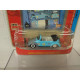 VOLKSWAGEN SUPER BEETLE 1975 CABRIOLET BLUE FLOWERS 1:64 JOHNNY LIGHTNING