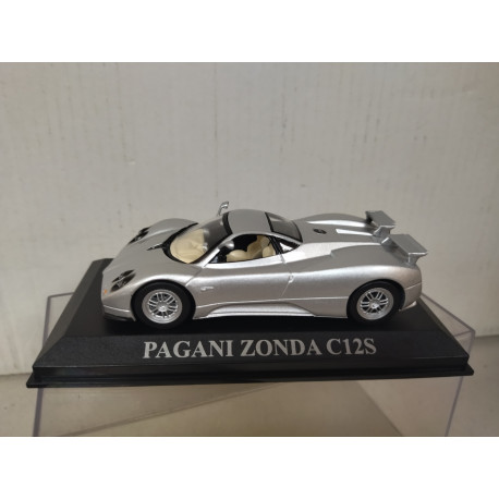 PAGANI ZONDA C12S SILVER DREAM CARS 1:43 ALTAYA IXO