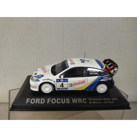 FORD FOCUS WRC 2003 WIN RALLY ACROPOLIS M.MARTIN 1:43 ALTAYA IXO