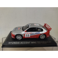 HYUNDAI ACCENT WRC 2003 RALLY MONTE CARLO F.LOIX 1:43 ALTAYA IXO