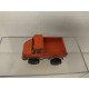 CAMION FS (UNIMOG) ORANGE/RED 1:66/apx 1:64 POLISTIL RJ126 NO BOX