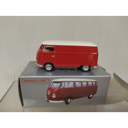 VOLKSWAGEN T1 KOMBI RED apx 1:64 MINIALUXE