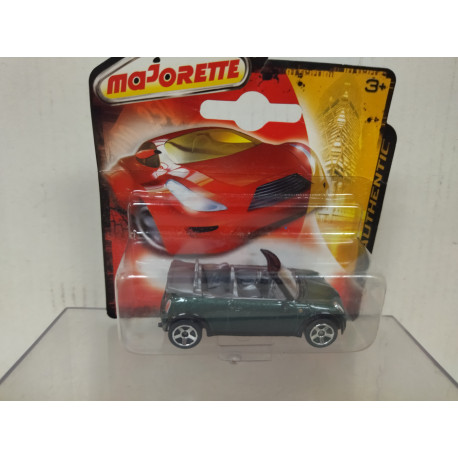 MINI COOPER CABRIO GREEN 1:57/apx 1:64 MAJORETTE 294 BOX