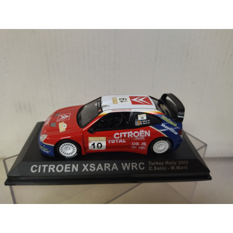 CITROEN XSARA WRC 2003 RALLY TURKEY SAINZ 1:43 ALTAYA IXO