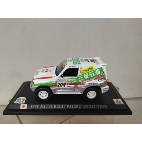 MITSUBISHI PAJERO EVO 1998 RALLY DAKAR GRANADA SHINOZUKA 1:43 DelPRADO OPEN BOX