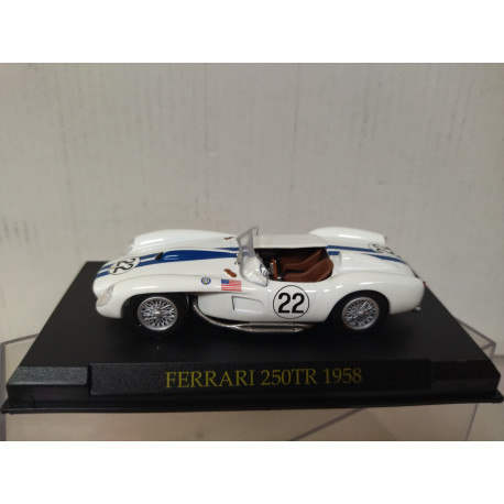 FERRARI 250 TR TESTA ROSSA 1958 24 H LE MANS 1958  "LUCYBELL" 1:43 SALVAT IXO