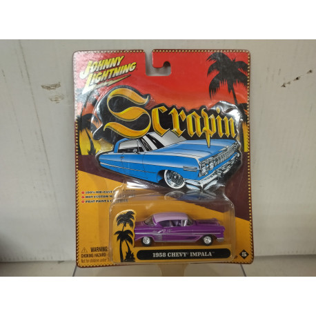 CHEVROLET IMPALA 1958 SCRAPIN 1:64 JOHNNY LIGHTNING