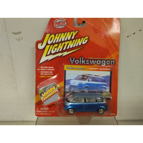 VOLKSWAGEN CONCEPT MICROBUS BLUE 1:64 JOHNNY LIGHTNING