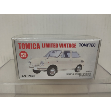 SUZUKI FRONTE 360 DX WHITE 1:64 TOMICA LIMITED VINTAGE LV-78A