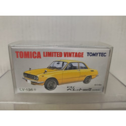 ISUZU BELLETT 1600 GT YELLOW 1:64 TOMICA LIMITED VINTAGE LV-136A