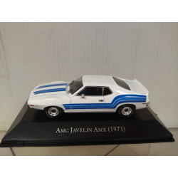 AMC JAVELIN AMX 1973 WHITE/BLUE AMERICAN CARS 1:43 ALTAYA IXO