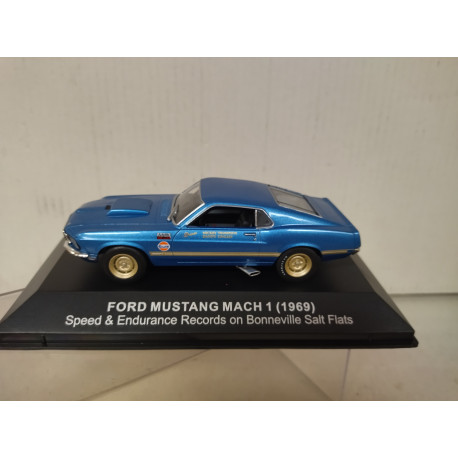 FORD MUSTANG 1969 MACH 1 BONNEVILLE MUSTANG-AMERICAN CARS 1:43 ALTAYA IXO