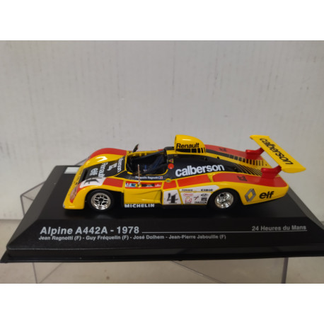 ALPINE-RENAULT A442B 1978 24 H LE MANS RAGNOTTI-FREQUELIN-JABOUILLE 1:43 ALTAYA IXO