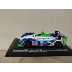 PESCAROLO C60 HYBRID 2005 24 H LE MANS 1:43 ALTAYA IXO PEANA ROTA