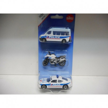 SET 3 MODELCARS EMERGENCY FRANCE/NL ESCOGER/CHOOSE/CHOISIR 1:55 SIKU