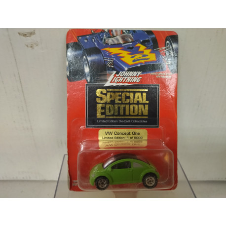 VOLKSWAGEN CONCEPT ONE (NEW BEETLE) SPECIAL EDITION GREEN 1:64 JOHNNY LIGHTNING