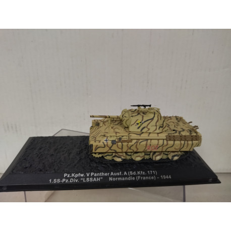 Sd.kfz.171 PANZER V PANTHER 1944 Ausf.A LSSAH GERMANY WW 2 1:72 ALTAYA IXO NO ANTENA