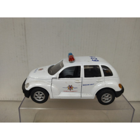 CHRYSLER PT CRUISER POLICE RESCUE UNIT WHITE NO BOX