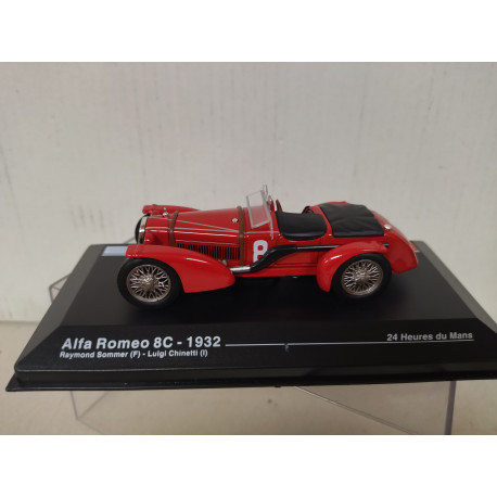 ALFA ROMEO 8C 1932 24 H LE MANS SOMMER-CHINETTI 1:43 ALTAYA IXO