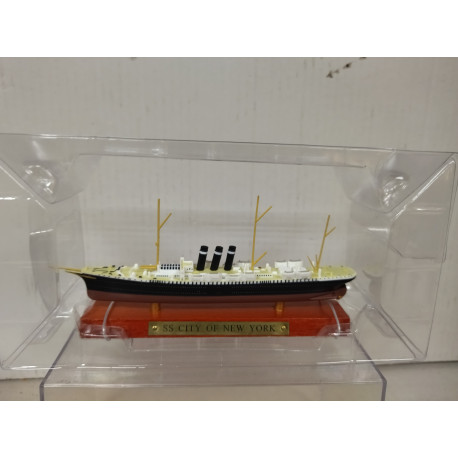 SS CITY OF NEW YORK OCEAN LINER/TRASANTLANTICO 1:1250 ATLAS IXO