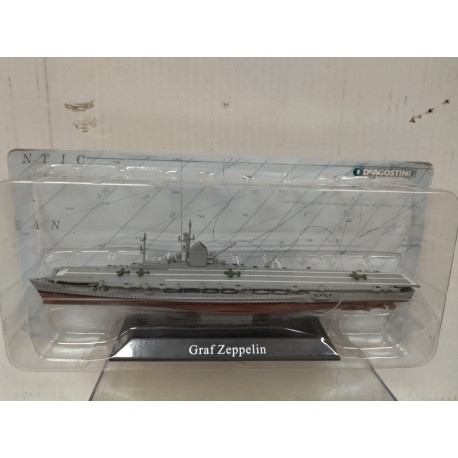 GRAF ZEPPELIN 1938 AIRCRAFT CARRIER/PORTAAVIONES KRIEGSMARINE 1:1250 DeAGOSTINI IXO