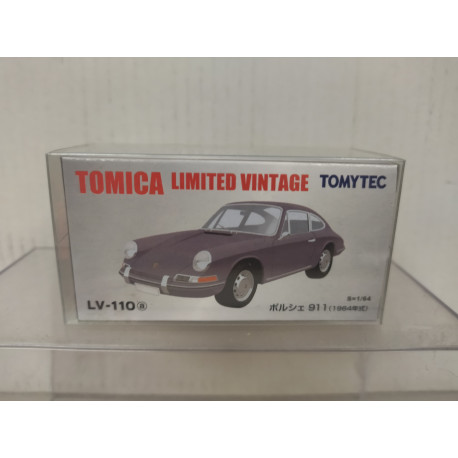 PORSCHE 911 GREY 1:64 TOMICA LIMITED VINTAGE LV-110A