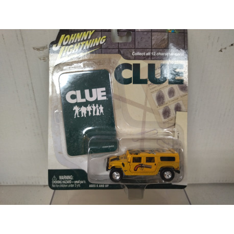 HUMMER H1 COLONEL MUSTARD CLUE GAME 1:64 JOHNNY LIGHTNING w/BOX