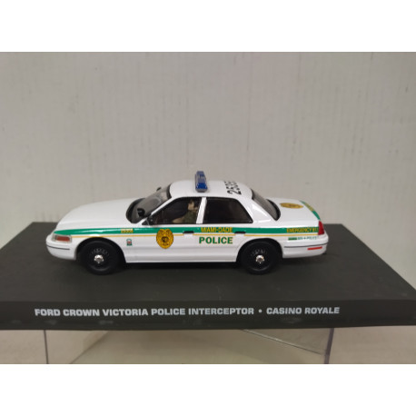 FORD CROWN VICTORIA POLICE CASINO ROYALE 007 JAMES BOND 1:43 EAGLEMOSS IXO