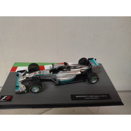 MERCEDES-BENZ W05 HYBRID 2014 FORMULA F1 WIN LEWIS HAMILTON 1:43 SALVAT IXO