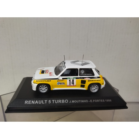 RENAULT 5 TURBO 1986 RALLY PORTUGAL MOUTINHO 1:43 ALTAYA IXO