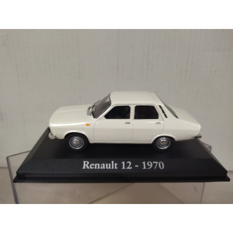 RENAULT 12 BLANCO 1:43 RBA IXO HARD BOX