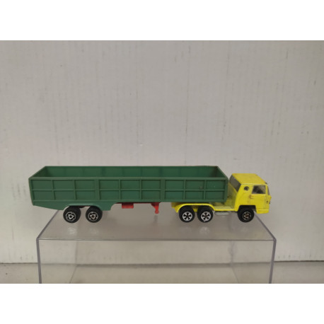 BERNARD SEMI TRAILER CAMION/TRUCK 1:100/apx 1:64 MAJORETTE RAIL ROUTE NO BOX