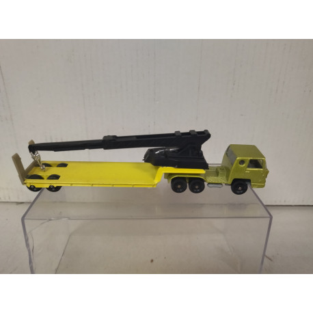 BERNARD SEMI SURBAISSE TRUCK 1:100/apx 1:64 MAJORETTE 322 RAIL ROUTE BOX