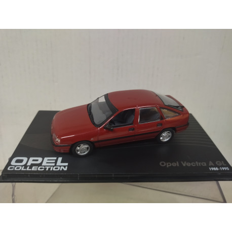 OPEL VECTRA A 1988-95 DARK RED 1:43 EAGLEMOSS IXO