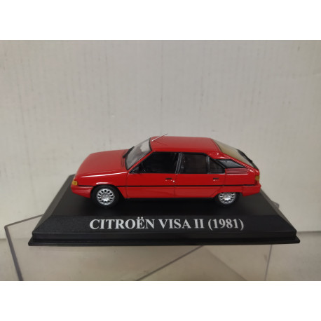 CITROEN BX 16 TRS 1983 ROJO 1:43 ALTAYA IXO PEANA MAL