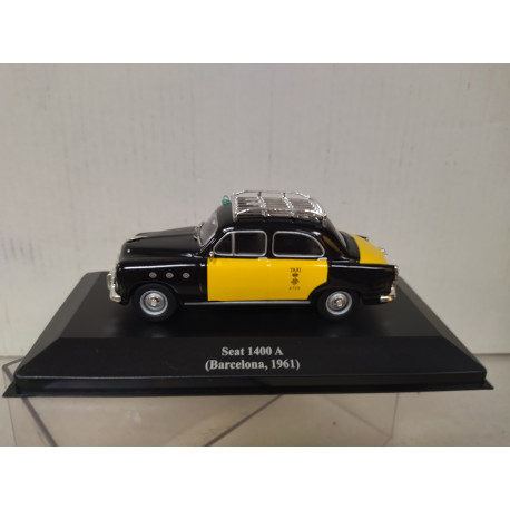 SEAT 1400 A 1961 TAXI BARCELONA 1:43 ALTAYA IXO