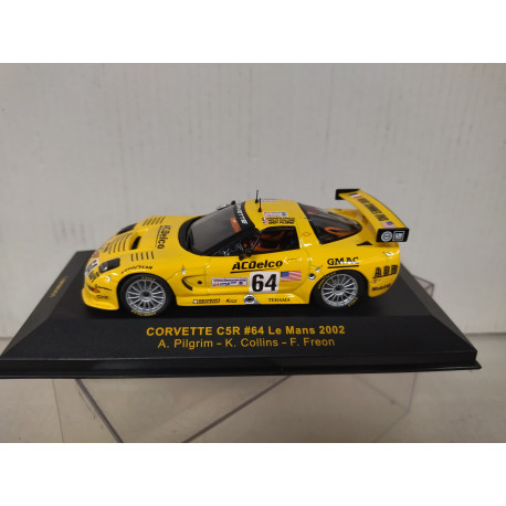 CHEVROLET CORVETTE C5R 2002 24 H LE MANS PILGRIM-COLLINS-FREON 1:43 IXO LMM057