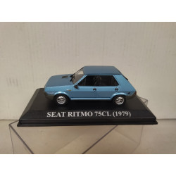 SEAT RITMO 1979 75CL AZUL PLACA PORTUGAL 1:43 ALTAYA IXO