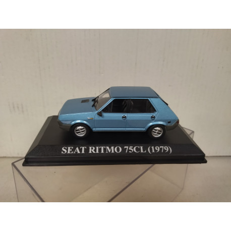 SEAT RITMO 1979 75CL AZUL PLACA PORTUGAL 1:43 ALTAYA IXO