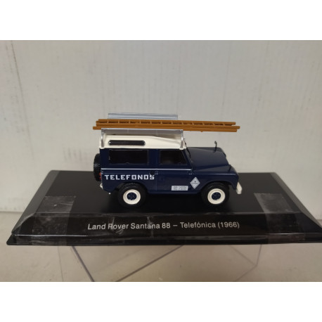 LAND ROVER 88 SANTANA 1966 TELEFONICA REPARTO 1:43 SALVAT IXO HARD BOX