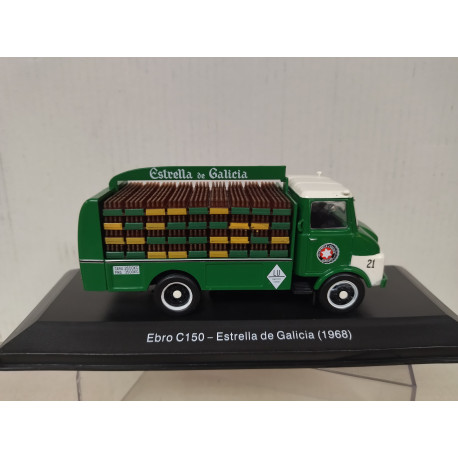 EBRO C-150 1968 BIERE/CERVEZA ESTRELLA GALICIA REPARTO 1:43 SALVAT IXO HARD BOX