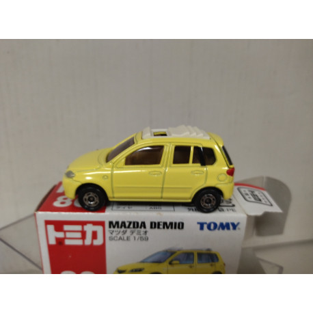 MAZDA DEMIO YELLOW 1:59/apx 1:64 TOMICA 86