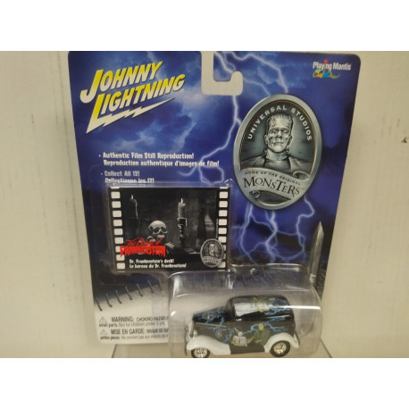 FORD DELIVERY 1933 BRIDE FRANKENSTEIN BLUE MONSTERS 1:64 JOHNNY LIGHTNING