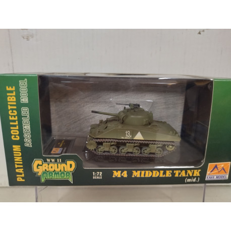 M4 SHERMAN n13 MIDDLE TANK USA WW 2 1:72 GROUND ARMOR