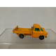 FORD TRANSIT PICKUP ORANGE MB66 (1) /apx 1:64 MATCHBOX NO BOX